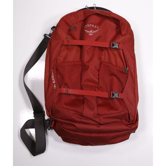 Osprey Farpoint 40 Travel Pack Backpack Red Excellent Condition - Picture 4 of 10